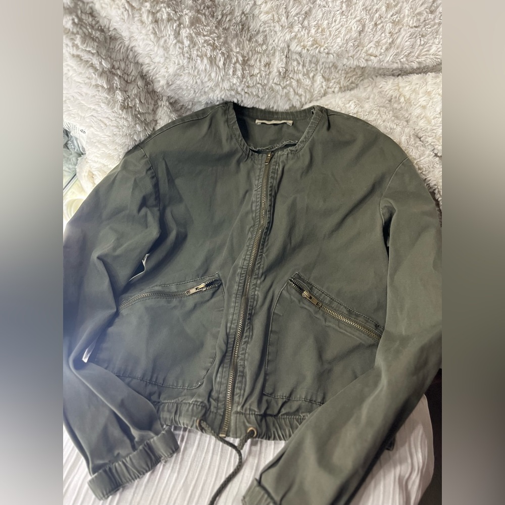 Marci Green S Cropped Jacket